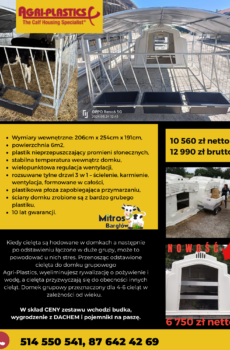 Budka ZBIOROWA dla cieląt EXL AgriPlastics